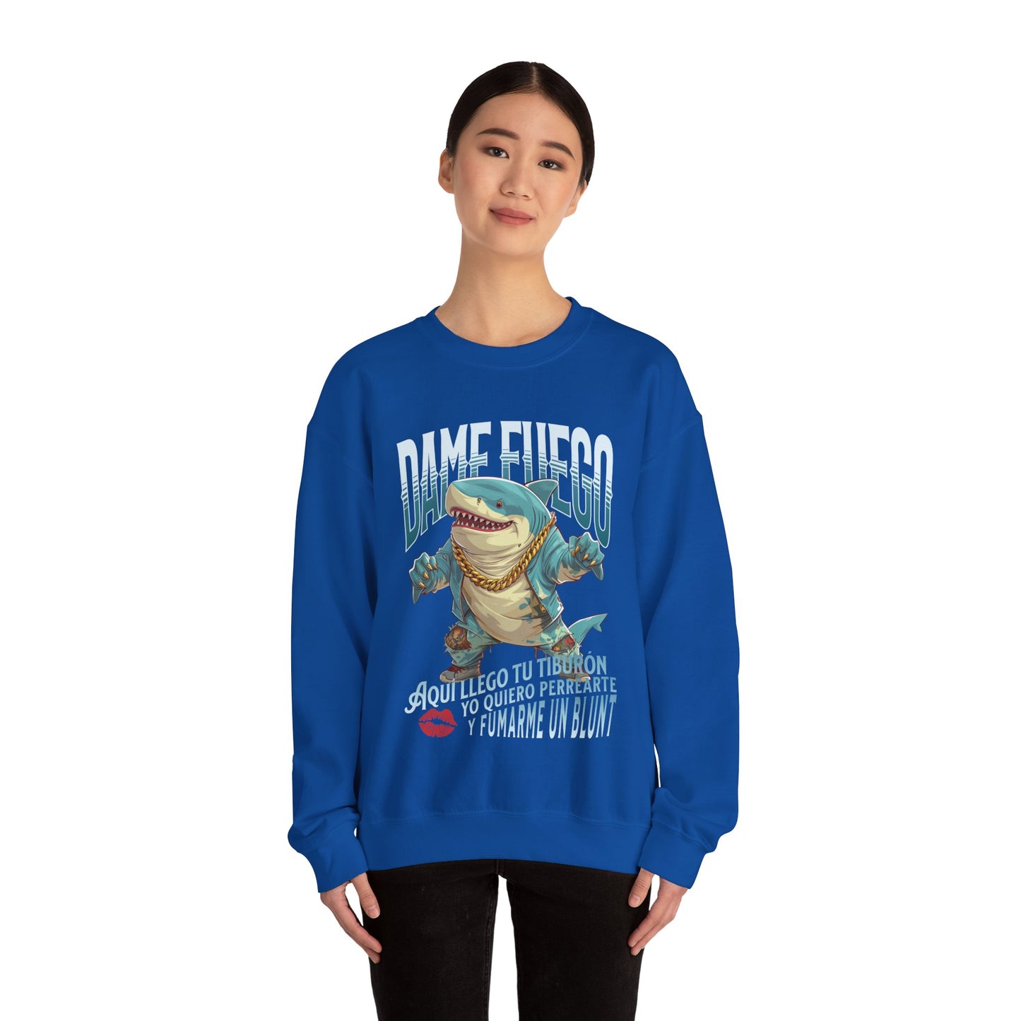 Aquí Llego Tu Tiburon Sweater